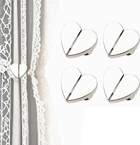 heart shaped magnetic curtain clipp