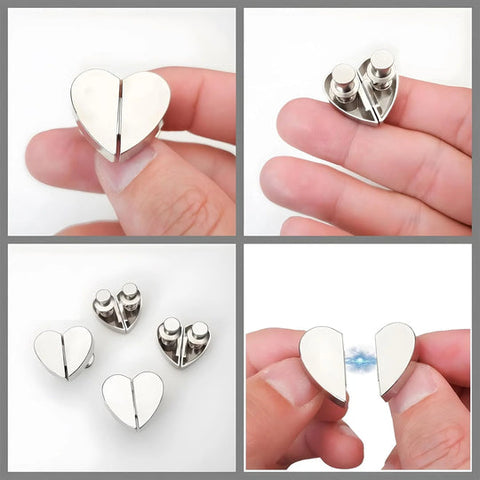 heart shaped magnetic curtain clipp
